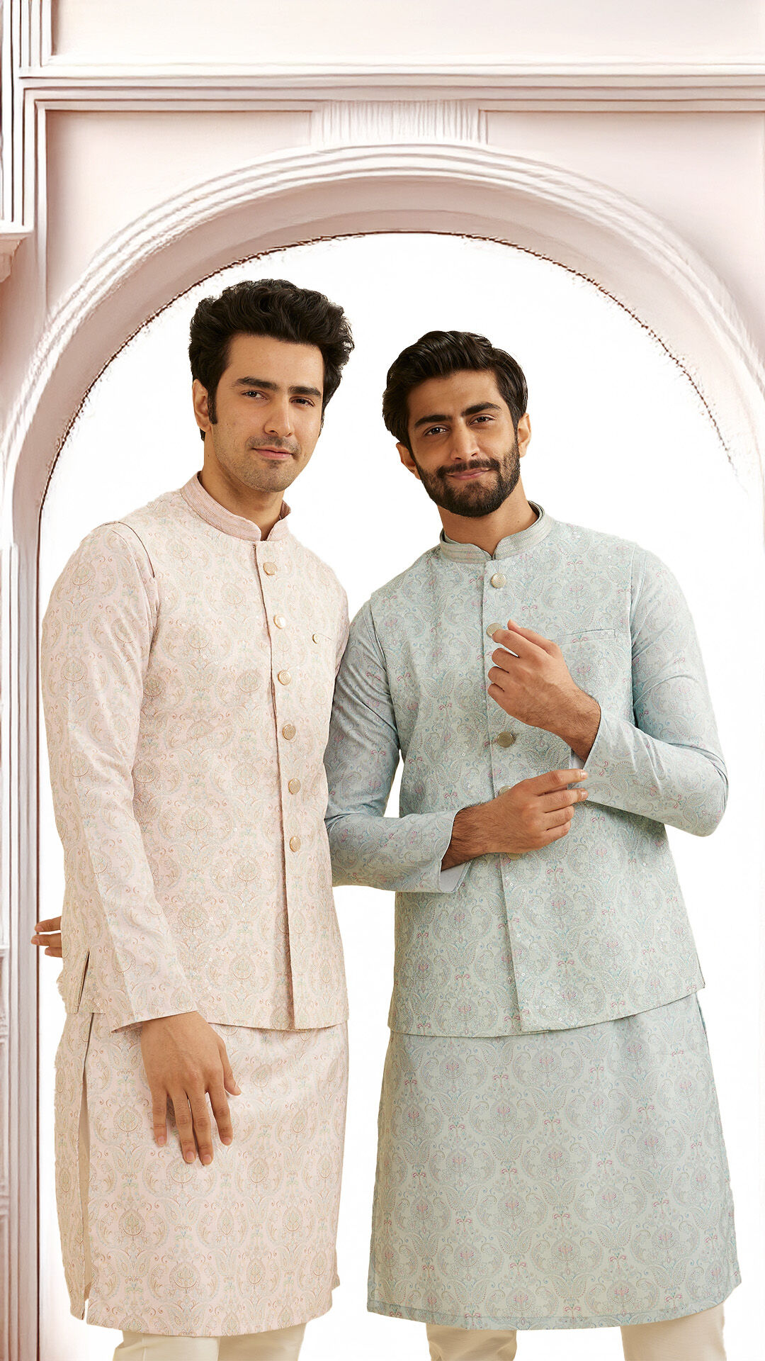 Sartorial spread for groom's brother.